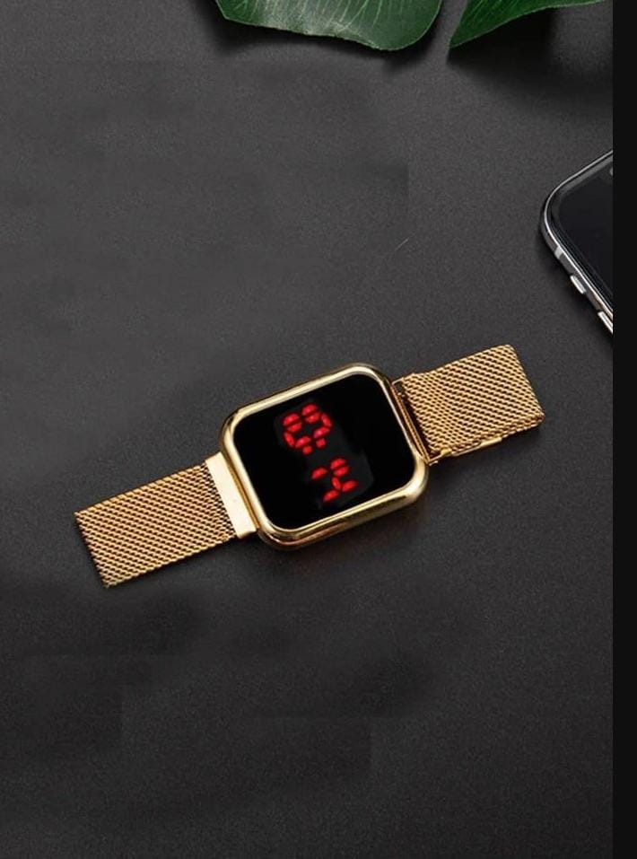Golden Touch LED Magnetic Watch